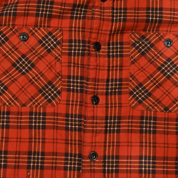 RRL CO Double RL Red Plaid Work Shirt S - Picture 4 of 8